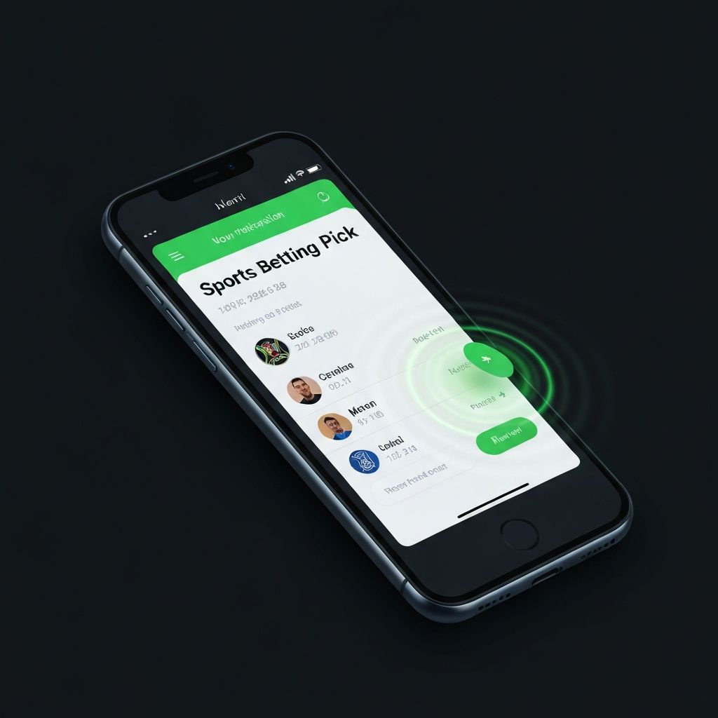 Phone showing pick notification